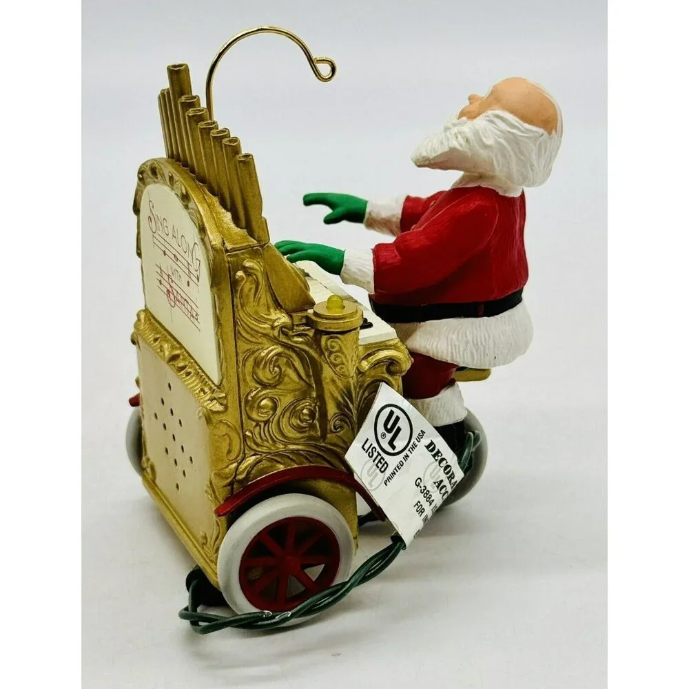 Hallmark Keepsake Santa Sing Along Light Music Ornament 1994 Vintage‎ Magic